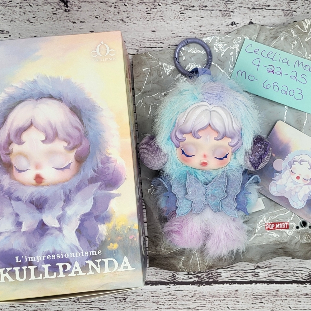 SKULLPANDA L'impressionnisme 'Lightning POP MART AUTHENTIC